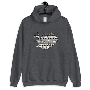 Iceland Map Unisex Hoodie Home Country Pride Gift
