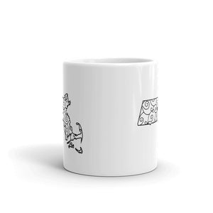 Massachusettes MA Mandala Mug