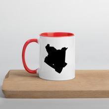 Load image into Gallery viewer, Kenya Map Mug with Color Inside - 11 oz