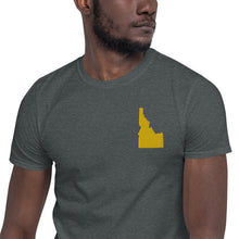 Load image into Gallery viewer, Idaho Unisex T-Shirt - Gold Embroidery