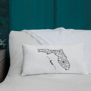 Florida FL State Map Premium Pillow