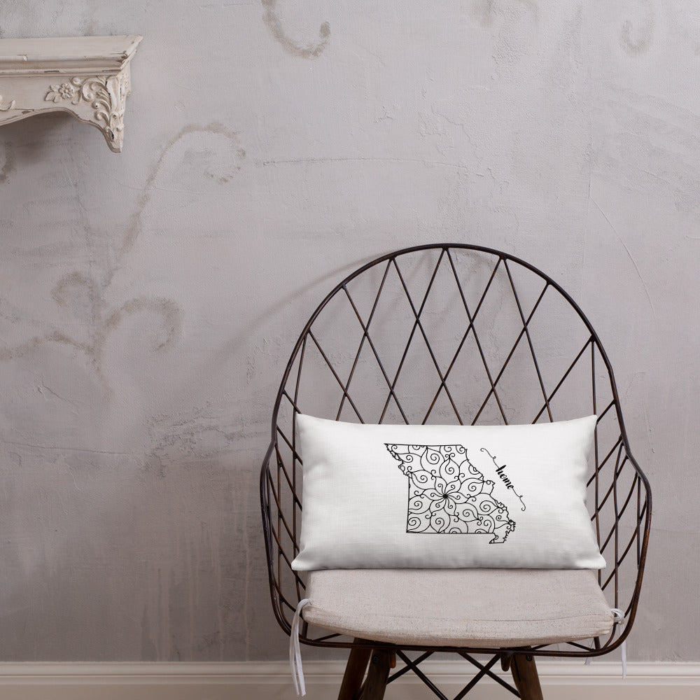 Missouri MO State Map Premium Pillow
