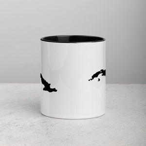 Cuba Map Coffee Mug with Color Inside - 11 oz