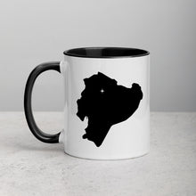 Load image into Gallery viewer, Ecuador Map Mug with Color Inside - 11 oz