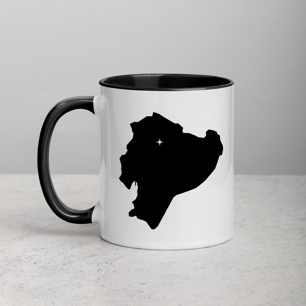 Ecuador Map Mug with Color Inside - 11 oz