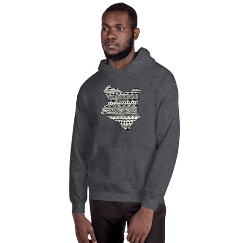 Kenya Map Unisex Hoodie Home Country Pride Gift