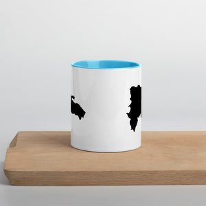 Dominican Republic Map Mug with Color Inside - 11 oz