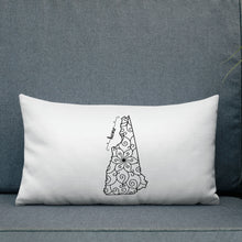 Load image into Gallery viewer, New Hampshire NH State Map Premium Pillow