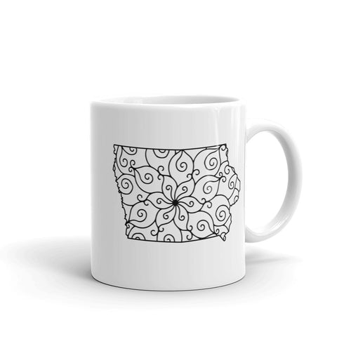 Iowa IA Mandala Mug