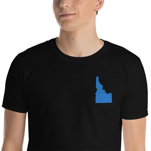 Idaho Unisex T-Shirt - Blue Embroidery