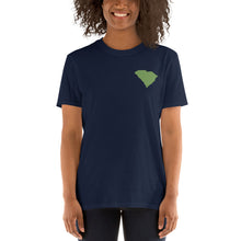 Load image into Gallery viewer, South Carolina Unisex T-Shirt - Green Embroidery