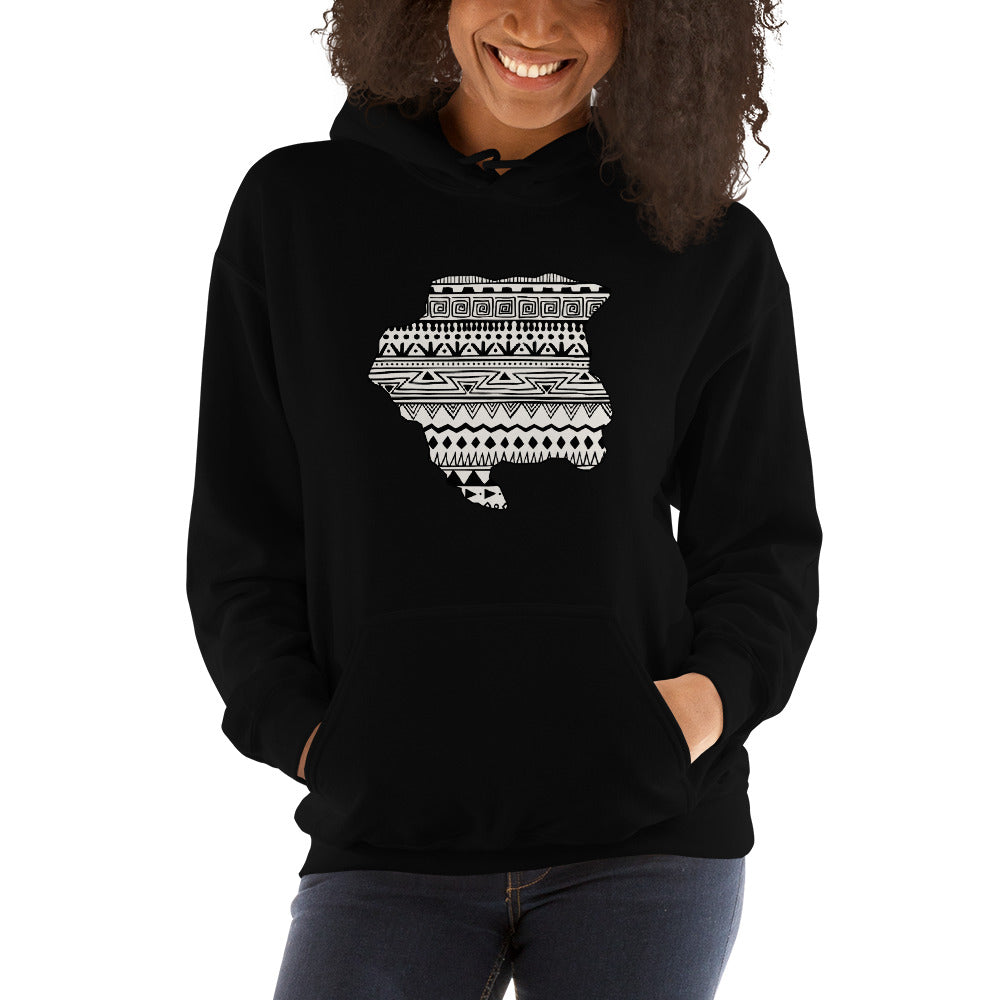 Suriname Map Unisex Hoodie Home Country Pride Gift