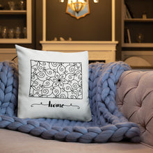 Load image into Gallery viewer, Colorado State Map Premium Pillow - MissionMint