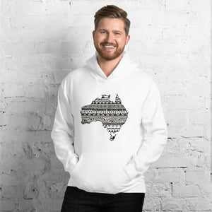 Australia Map Unisex Hoodie Home Country Pride Gift
