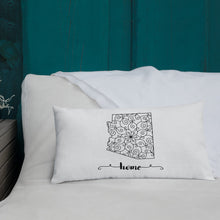 Load image into Gallery viewer, Arizona State Map Premium Pillow - MissionMint
