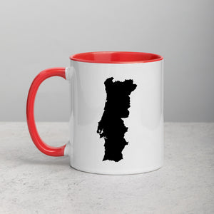 Portugal Coffee Mug with Color Inside - 11 oz
