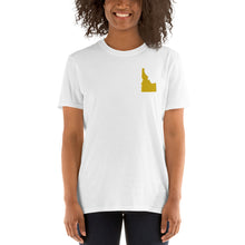 Load image into Gallery viewer, Idaho Unisex T-Shirt - Gold Embroidery
