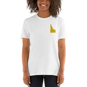 Idaho Unisex T-Shirt - Gold Embroidery