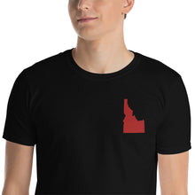 Load image into Gallery viewer, Idaho Unisex T-Shirt - Red Embroidery