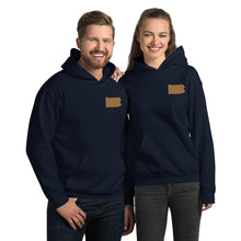 Load image into Gallery viewer, Pennsylvania Embroidered Unisex Hoodie - Old Gold