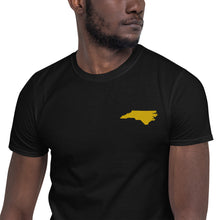Load image into Gallery viewer, North Carolina Unisex T-Shirt - Gold Embroidery