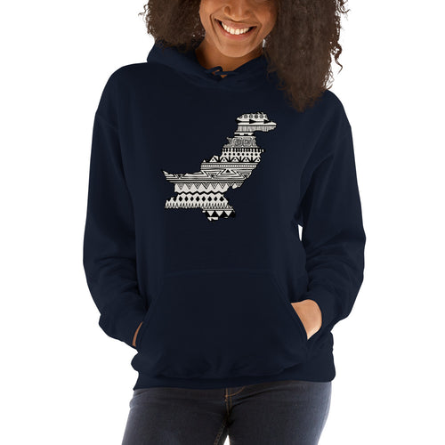 Pakistan Map Unisex Hoodie Home Country Pride Gift