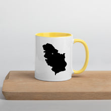 Load image into Gallery viewer, Serbia Map Coffee Mug with Color Inside - 11 oz
