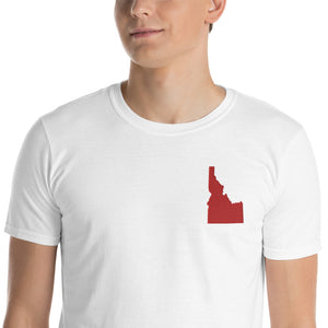 Idaho Unisex T-Shirt - Red Embroidery