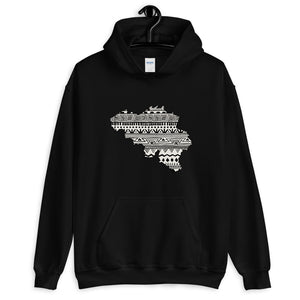 Belgium Map Unisex Hoodie Home Country Pride Gift