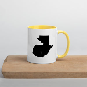 Guatemala Map Mug with Color Inside - 11 oz