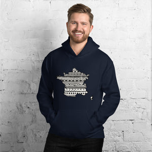 France Map Unisex Hoodie Home Country Pride Gift