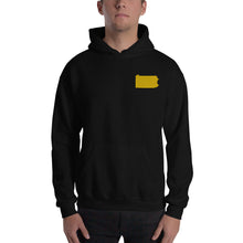 Load image into Gallery viewer, Pennsylvania Embroidered Unisex Hoodie - Gold
