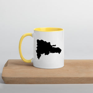Dominican Republic Map Mug with Color Inside - 11 oz