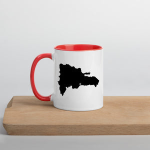 Dominican Republic Map Mug with Color Inside - 11 oz