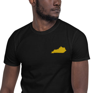 Kentucky Unisex T-Shirt - Gold Embroidery