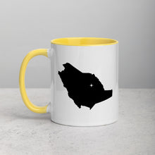 Load image into Gallery viewer, Saudi Arabia Map Mug with Color Inside - 11 oz
