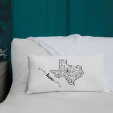 Load image into Gallery viewer, Texas TX State Map Premium Pillow