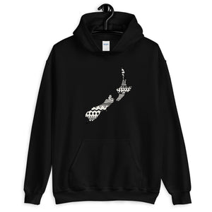 New Zealand Map Unisex Hoodie Home Country Pride Gift