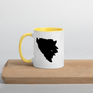 Bosnia and Herzegovina Map Coffee Mug with Color Inside - 11 oz