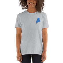 Load image into Gallery viewer, Maine Unisex T-Shirt - Blue Embroidery