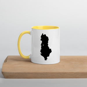 Albania Map Coffee Mug with Color Inside - 11 oz