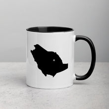 Load image into Gallery viewer, Saudi Arabia Map Mug with Color Inside - 11 oz
