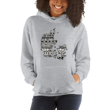 Load image into Gallery viewer, Denmark Map Unisex Hoodie Home Country Pride Gift