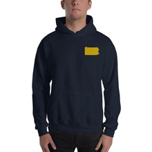 Load image into Gallery viewer, Pennsylvania Embroidered Unisex Hoodie - Gold