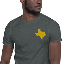 Load image into Gallery viewer, Texas Unisex T-Shirt - Gold Embroidery
