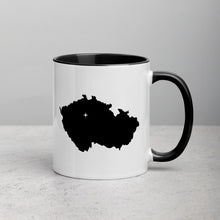 Load image into Gallery viewer, Czech Republic Map Mug with Color Inside - 11 oz