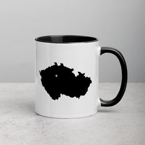 Czech Republic Map Mug with Color Inside - 11 oz