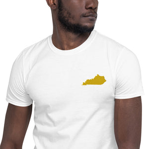 Kentucky Unisex T-Shirt - Gold Embroidery