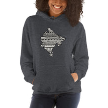 Load image into Gallery viewer, Montenegro Map Unisex Hoodie Home Country Pride Gift