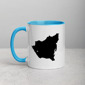 Nicaragua Map Mug with Color Inside - 11 oz